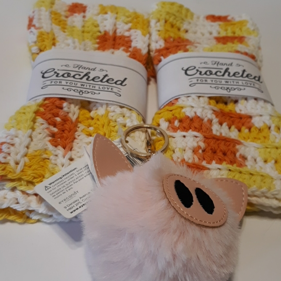 crochet dishcloths Other - Crochet handmade dish cloths with free sophi keych